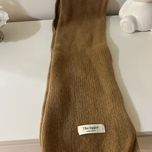 Soft Wool Scarf in Warm Brown
